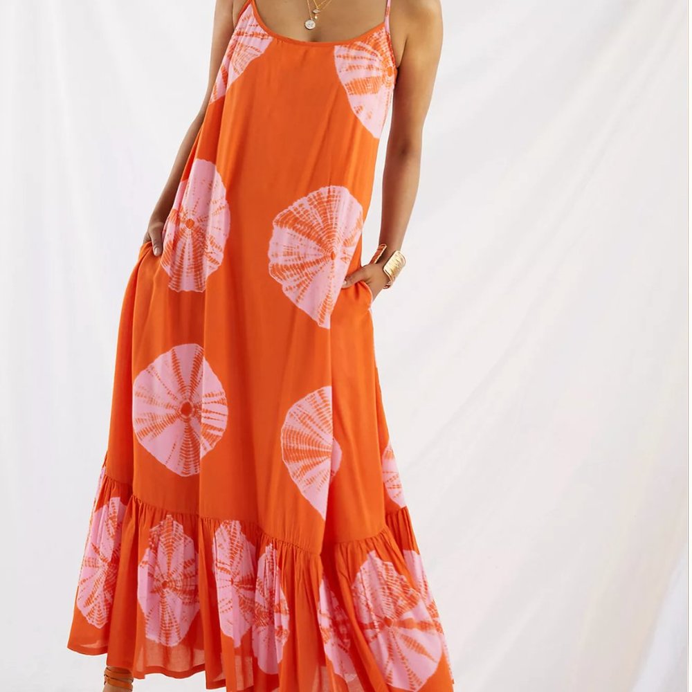 NORBLACK NORWHITE tie dye maxi from Anthropologie
